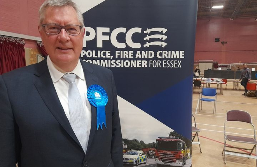 Roger Hirst at the count in Colchester this week.