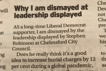 Lib Dem dismay