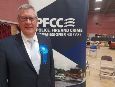 Roger Hirst at the count in Colchester this week.